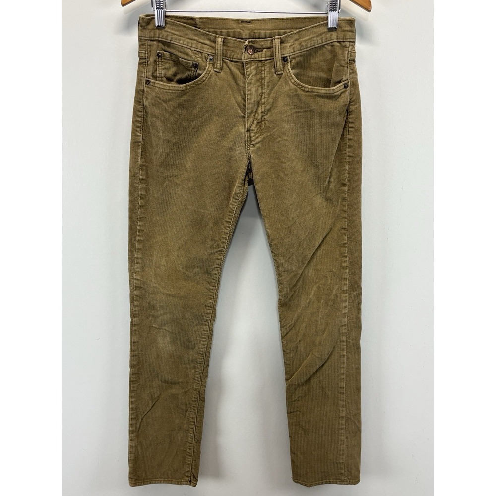 Levis Mens 511 Corduroy Pants 31x32 Slim Fit Jeans Brown Modern Cords 31x31